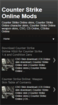 Mobile Screenshot of counterstrikeonlinemods.blogspot.com