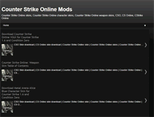 Tablet Screenshot of counterstrikeonlinemods.blogspot.com