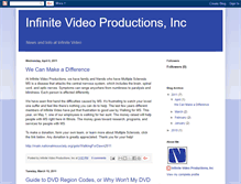 Tablet Screenshot of infinitevideoproductionsinc.blogspot.com