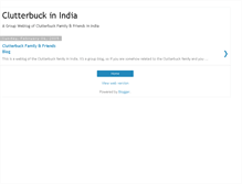 Tablet Screenshot of inclutterbuck.blogspot.com