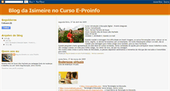 Desktop Screenshot of blogdaisimeirenocursoe-proinfo.blogspot.com