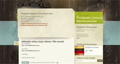 Desktop Screenshot of portlandlithuanians.blogspot.com