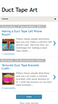 Mobile Screenshot of ducttapeartinfo.blogspot.com