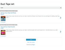 Tablet Screenshot of ducttapeartinfo.blogspot.com