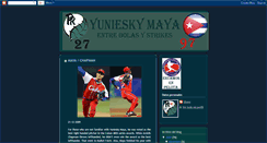 Desktop Screenshot of maya-beisbol.blogspot.com