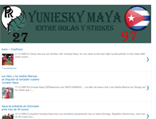 Tablet Screenshot of maya-beisbol.blogspot.com