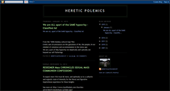 Desktop Screenshot of hereticpolemics.blogspot.com