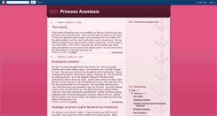 Desktop Screenshot of princessanastasiainfo.blogspot.com