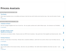 Tablet Screenshot of princessanastasiainfo.blogspot.com