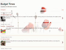 Tablet Screenshot of budgetimes.blogspot.com