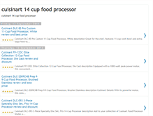 Tablet Screenshot of cuisinart14cupfoodprocessor.blogspot.com