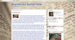 Desktop Screenshot of blography-of-southern-writer.blogspot.com