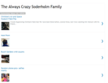 Tablet Screenshot of crazysodfam.blogspot.com