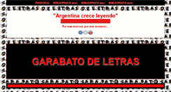 Desktop Screenshot of garabatodeletras.blogspot.com