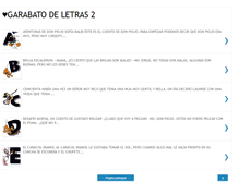 Tablet Screenshot of garabatodeletras.blogspot.com