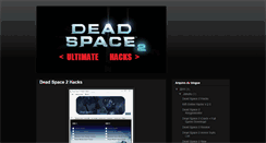 Desktop Screenshot of deadspace2hacks.blogspot.com