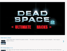 Tablet Screenshot of deadspace2hacks.blogspot.com