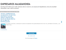 Tablet Screenshot of empresariosmajadahonda.blogspot.com