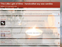 Tablet Screenshot of candlesbydiane.blogspot.com