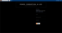 Desktop Screenshot of powercorruptionlies.blogspot.com