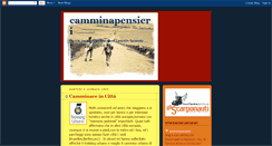 Desktop Screenshot of camminapensieri.blogspot.com