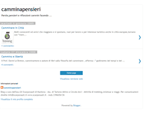 Tablet Screenshot of camminapensieri.blogspot.com