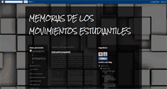 Desktop Screenshot of memoriadelosmovestudiantiles.blogspot.com