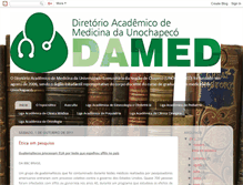 Tablet Screenshot of damedunochapeco.blogspot.com