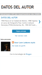 Mobile Screenshot of cesarleonledesmadatosautor.blogspot.com