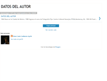 Tablet Screenshot of cesarleonledesmadatosautor.blogspot.com