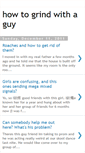 Mobile Screenshot of howtogrindwithaguy.blogspot.com