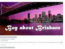 Tablet Screenshot of boyaboutbrisbane.blogspot.com