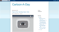 Desktop Screenshot of cartoonaday365.blogspot.com