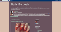 Desktop Screenshot of nailsbyleah.blogspot.com