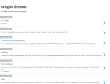 Tablet Screenshot of oregondreams.blogspot.com