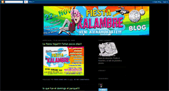 Desktop Screenshot of elkalambre.blogspot.com