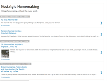 Tablet Screenshot of nostalgichomemaking.blogspot.com