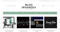Desktop Screenshot of irvandev.blogspot.com