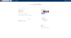 Desktop Screenshot of bizarrocomics.blogspot.com