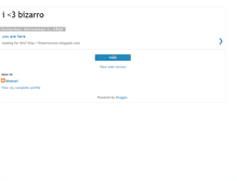 Tablet Screenshot of bizarrocomics.blogspot.com