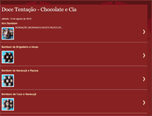 Tablet Screenshot of chocolateluecris.blogspot.com