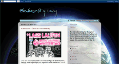 Desktop Screenshot of biodiversityday.blogspot.com