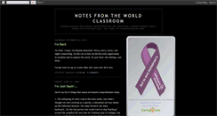 Desktop Screenshot of notesfromtheworldclassroom.blogspot.com