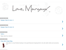 Tablet Screenshot of lovemargaux.blogspot.com