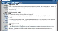 Desktop Screenshot of leftylibertarian.blogspot.com