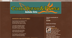 Desktop Screenshot of comversoeprosa.blogspot.com