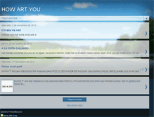 Tablet Screenshot of how-art-you.blogspot.com