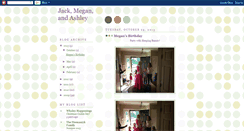 Desktop Screenshot of jackandmegan.blogspot.com