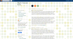 Desktop Screenshot of maple-crescent.blogspot.com