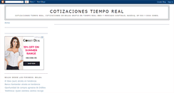 Desktop Screenshot of cotizacionestiemporeal.blogspot.com